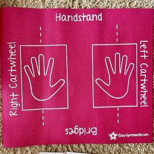 Cartwheel, Handstand, Bridge Training Mat Tumbling Gymnastics